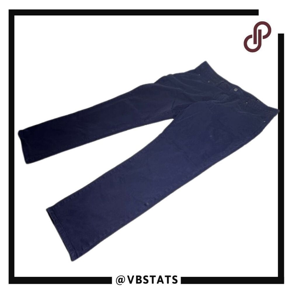 Bonobos Men's Straight Leg Cotton‎ Stretch Chino Pants Navy Blue Size 38x32